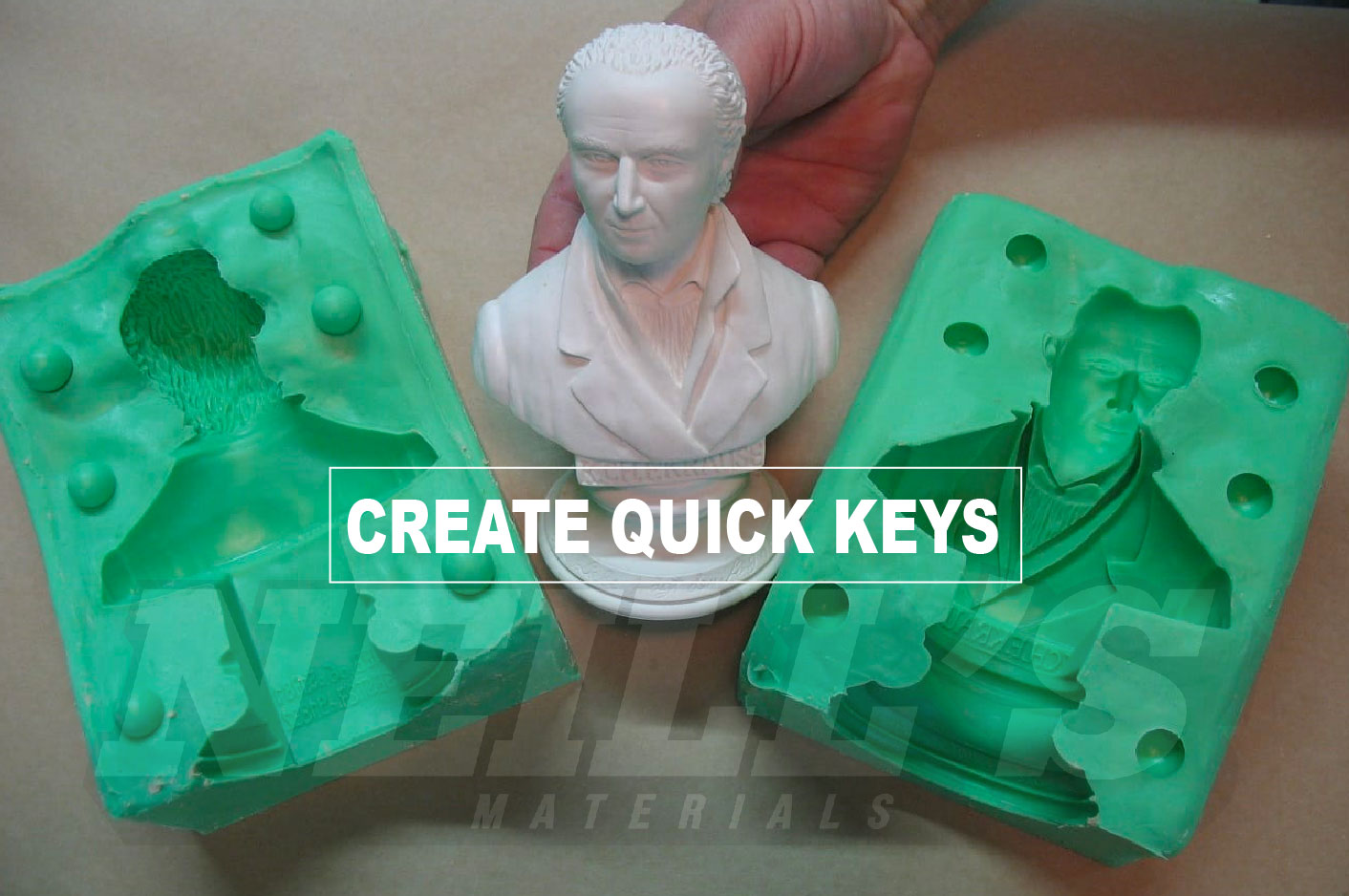What Can I Use To Make Keys In My Two-Part Mould