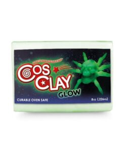 Cosclay Glow Green Polymer clay