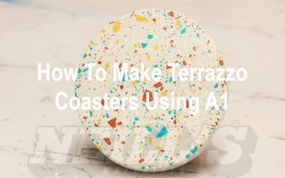 How to make Terrazzo coasters