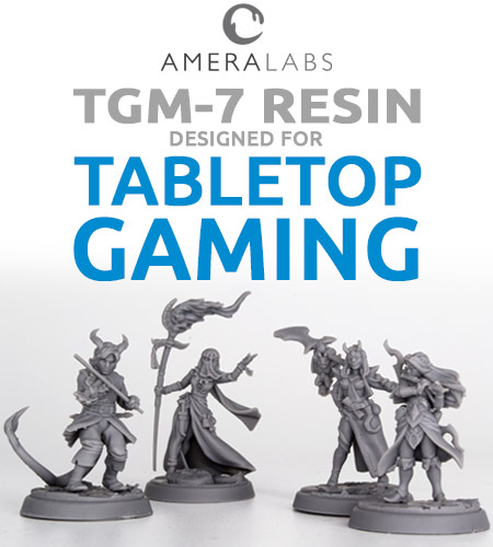 TGM-7 resin designed for tabletop gaming
