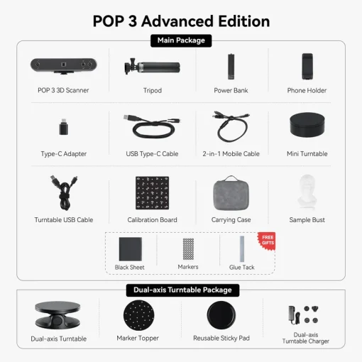 Revopoint POP 3 3D Scanner Advanced Edition - Image 4