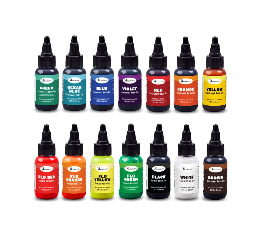 Alumilite Liquid Epoxy Dye - Set of 14
