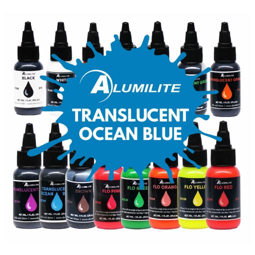 Translucent Ocean Blue Liquid Epoxy Dye