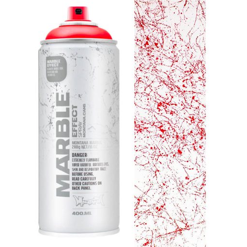 Spray Paint Marble Effect Red