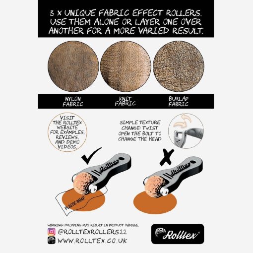 Rolltex Texture Rollers Fabrics Series - Image 4