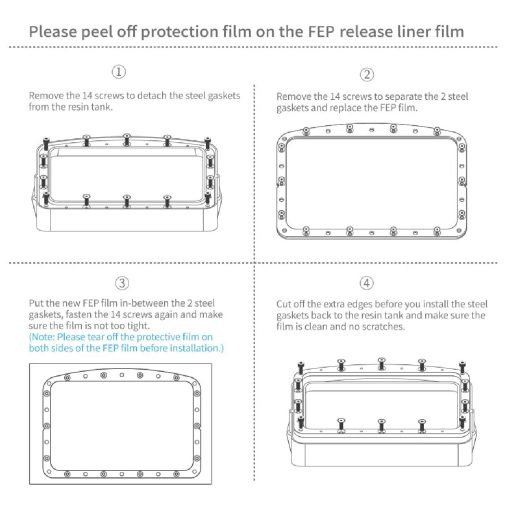 FEP Film for Mars 4/5/5 Ultra (3 Pcs) - Image 6