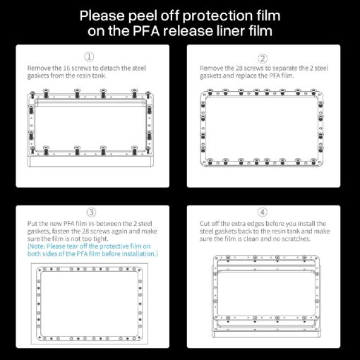 PFA Film for Saturn 2/8K/3/4/4 Ultra/4 Ultra 16K (5 Pcs) - Image 4