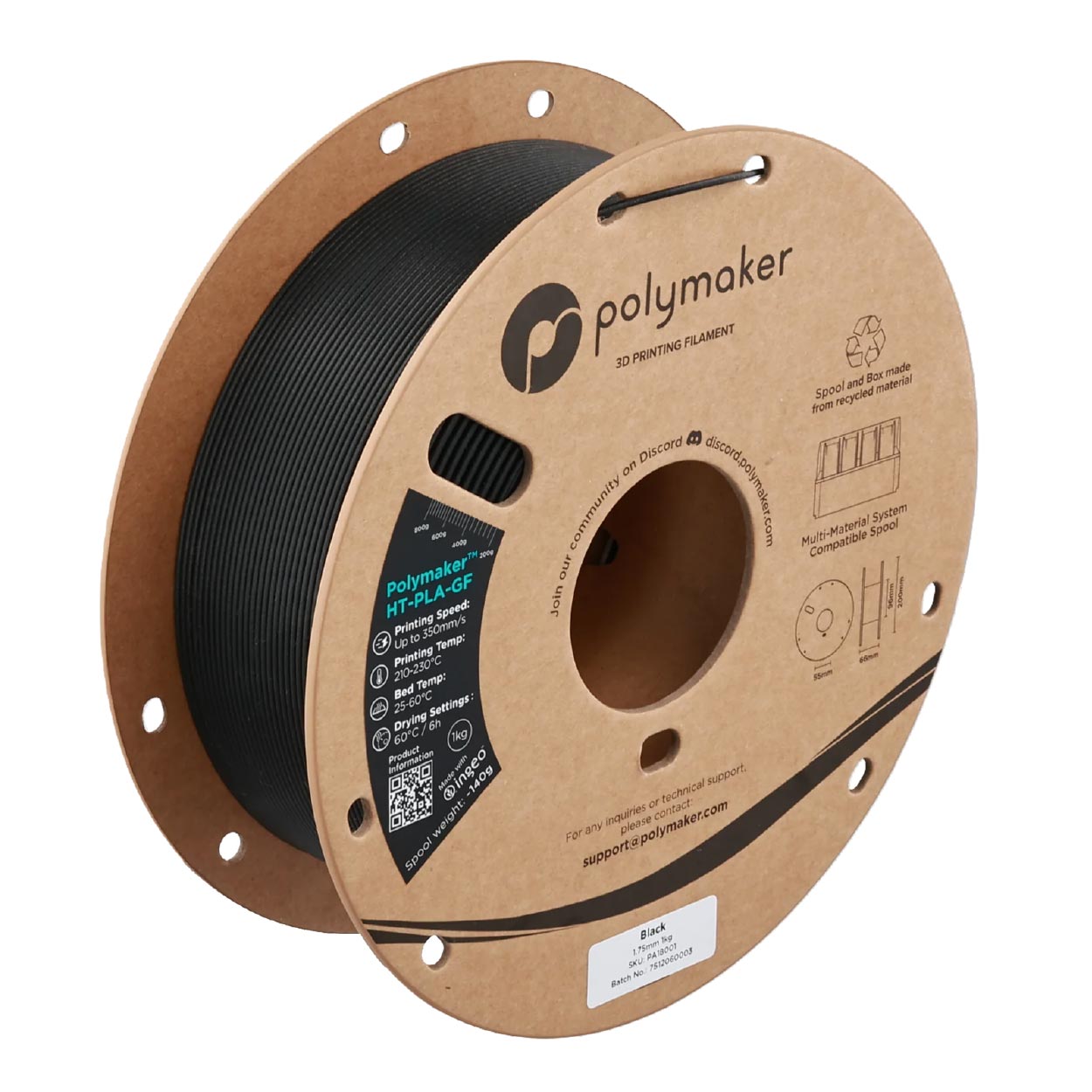 PolyMaker HT-PLA-GF Black