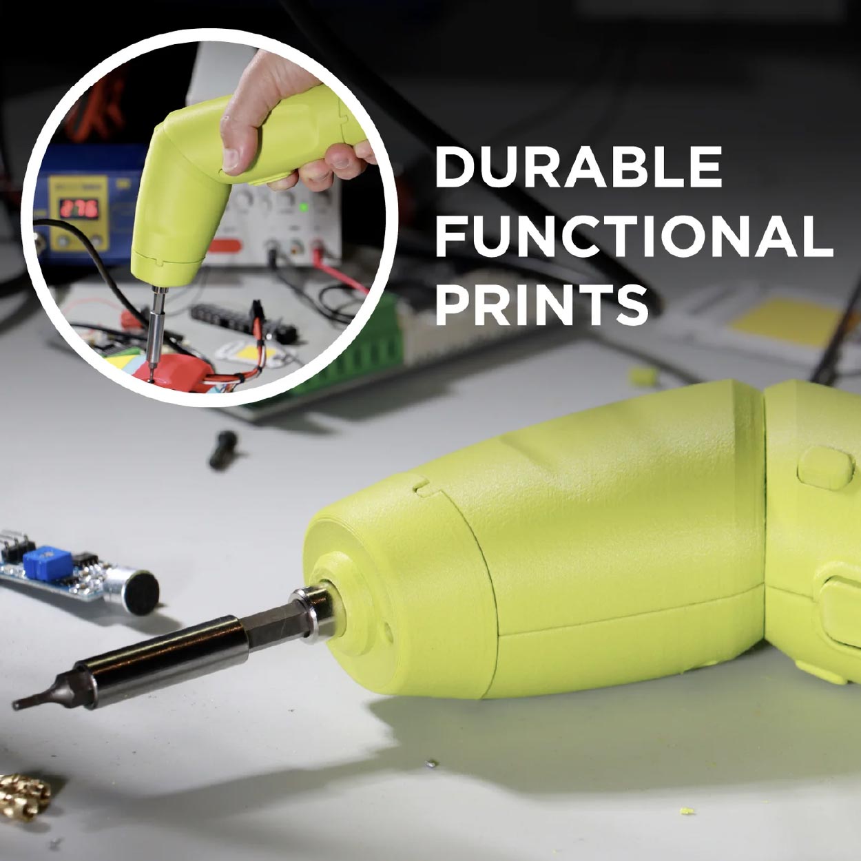 PolyMaker HT-PLA-GF Black (1.75mm, 1kg) - Image 4