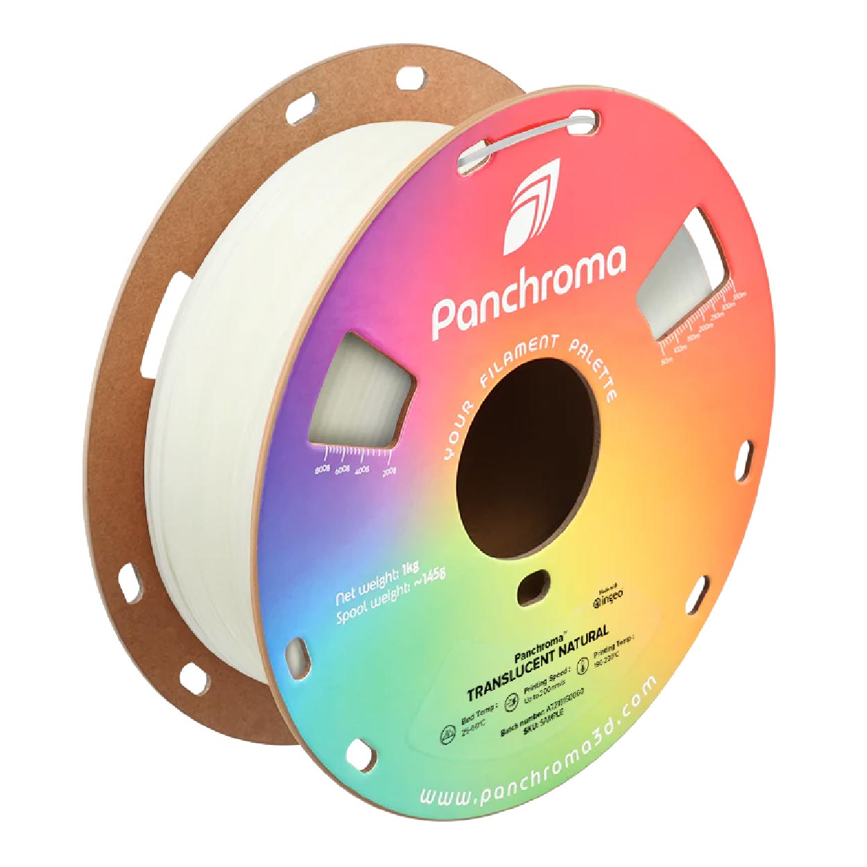 PolyMaker Panchroma PLA Translucent (1.75mm, 1kg) - Image 2