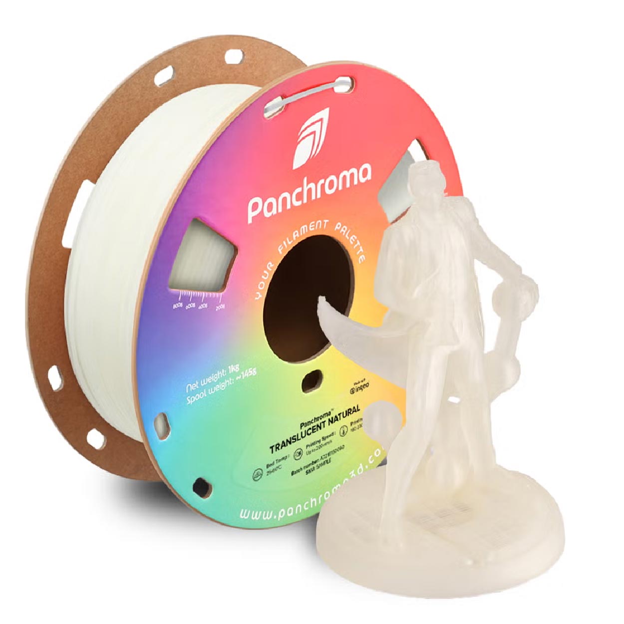 PolyMaker Panchroma PLA Translucent Natural