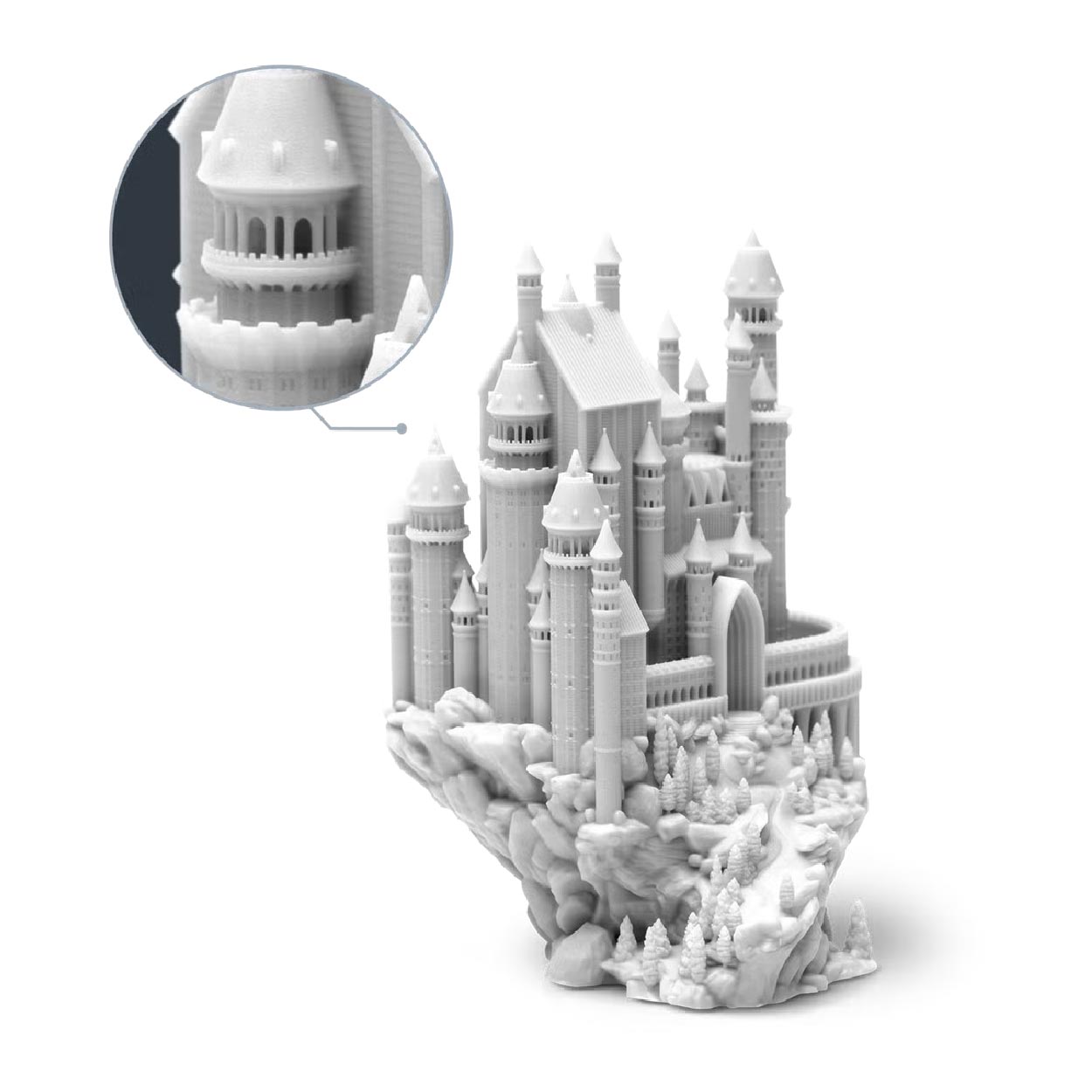 Phrozen Aqua 8K Snow Gray Resin 1KG - Image 3